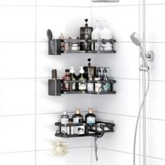 3pcs corner bathroom rack