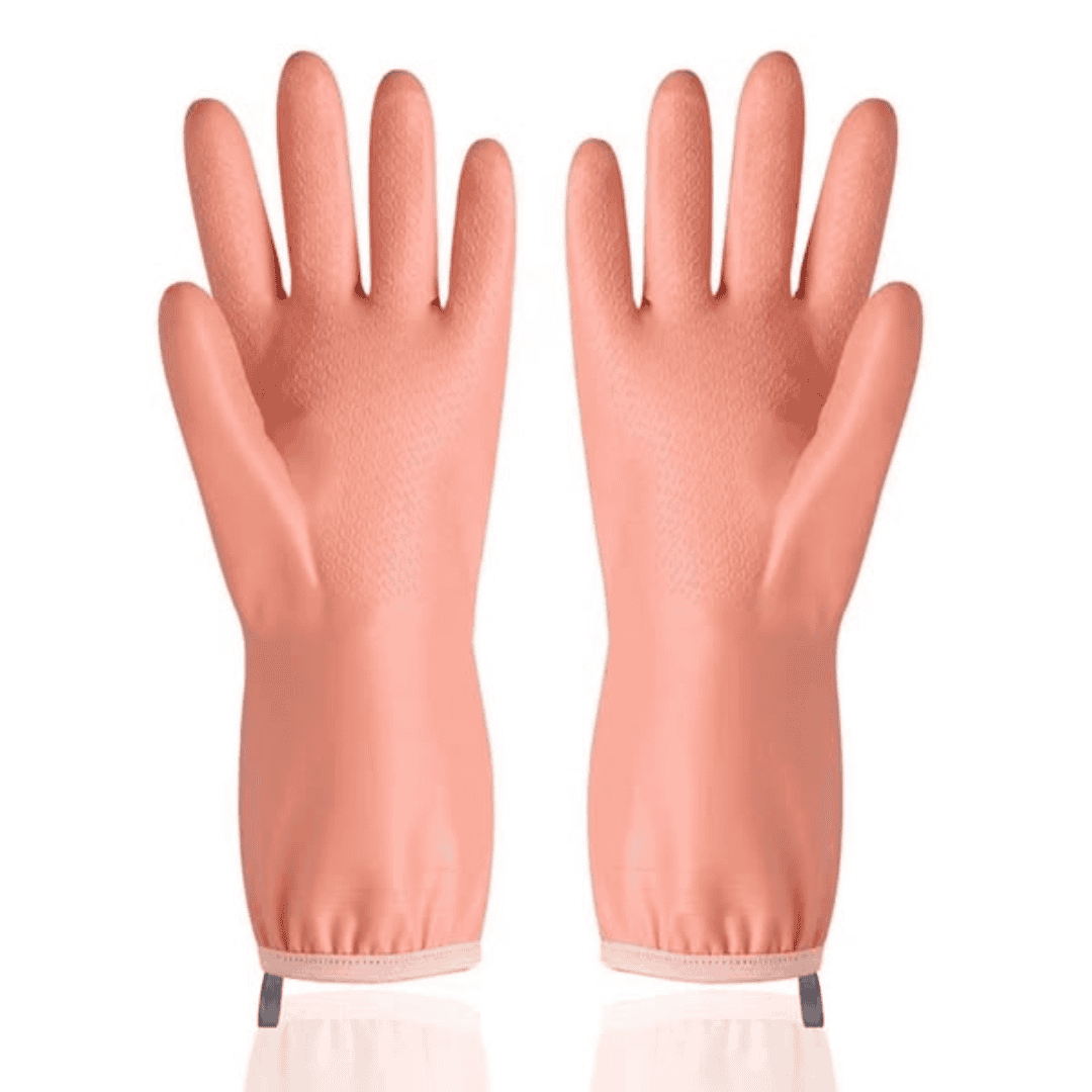 A Pair of Thickened Latex Gloves
