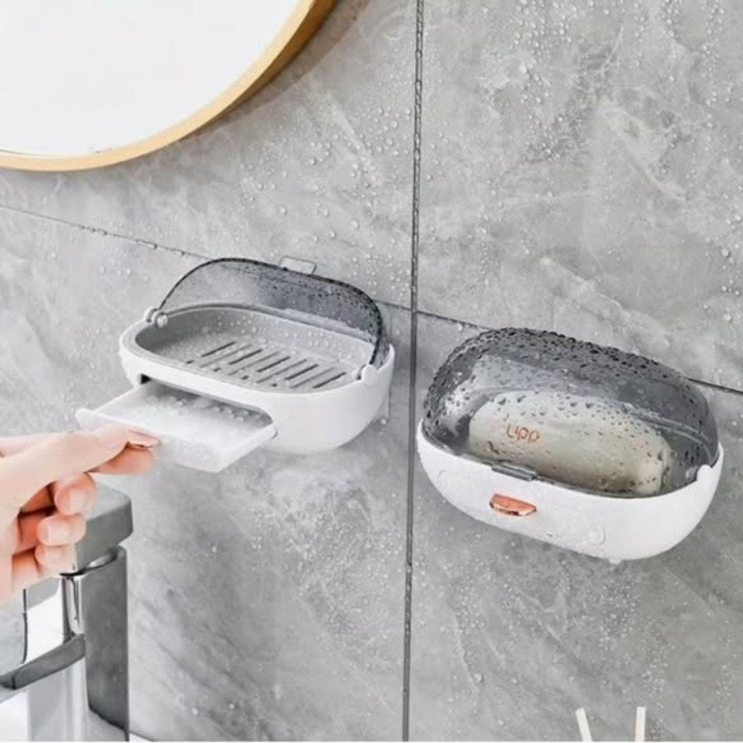 Flip Cover Wall Mounted Soap Box