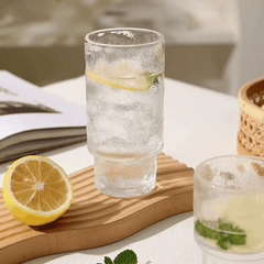 Six-Piece Vintage Iced Glasses