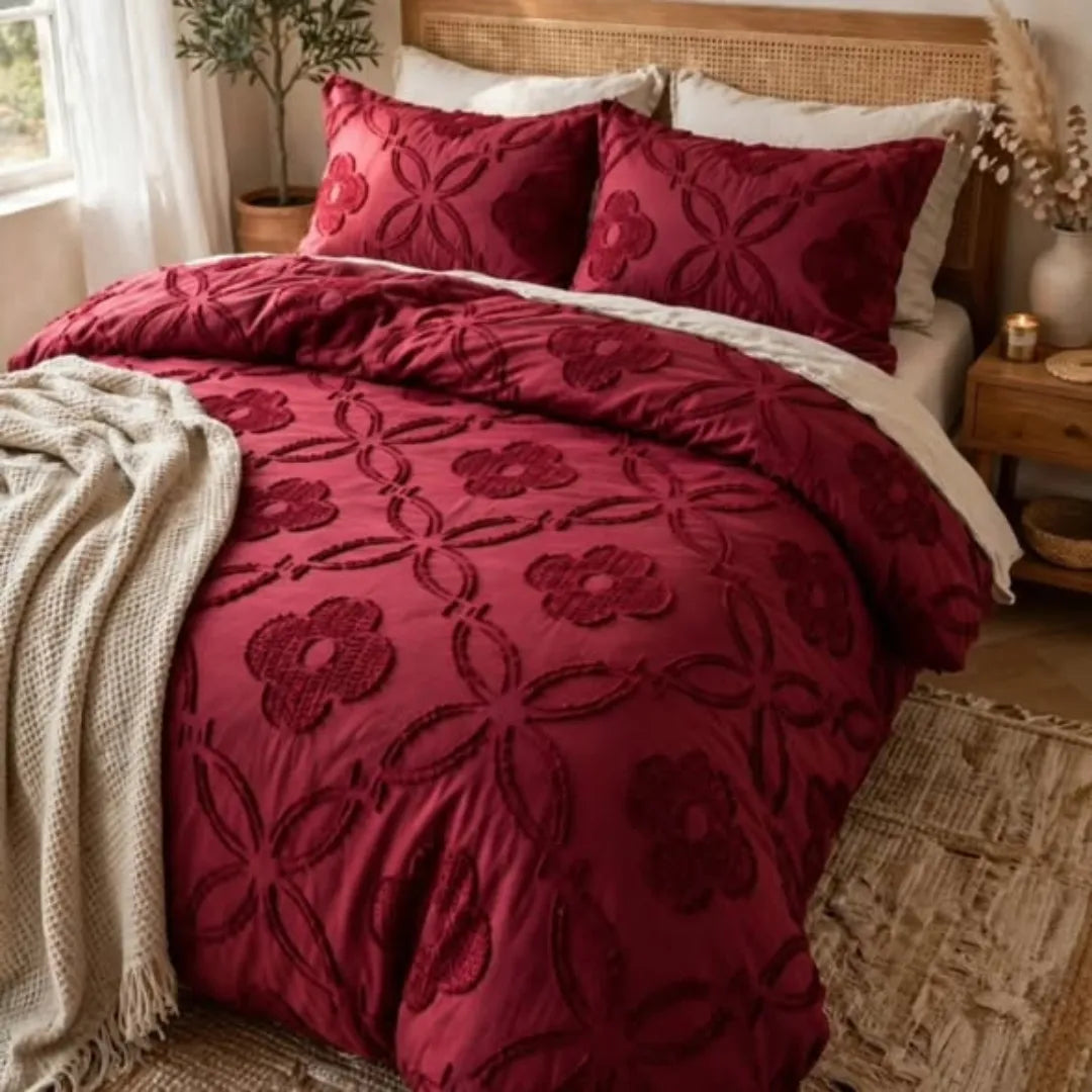 6*7 Tufted Design Duvet Cover