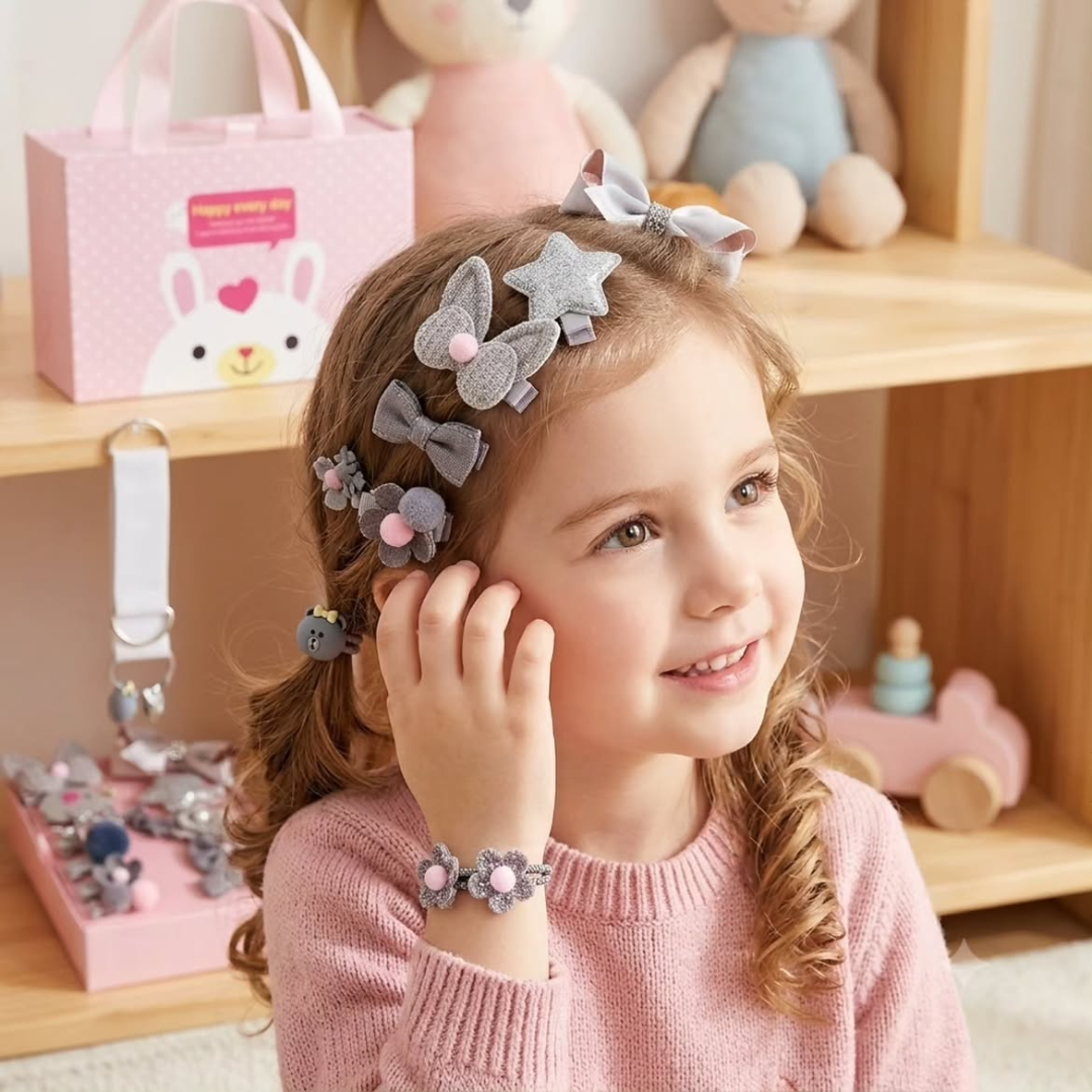 18pcs Kids Hair Accessories Set