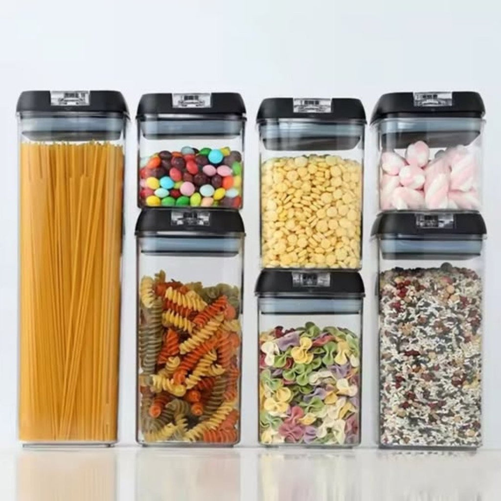 Acrylic 7pcs set food containers