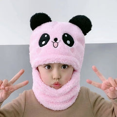 Magic Kids Winter Fuzzy Plush Balaclava Hat