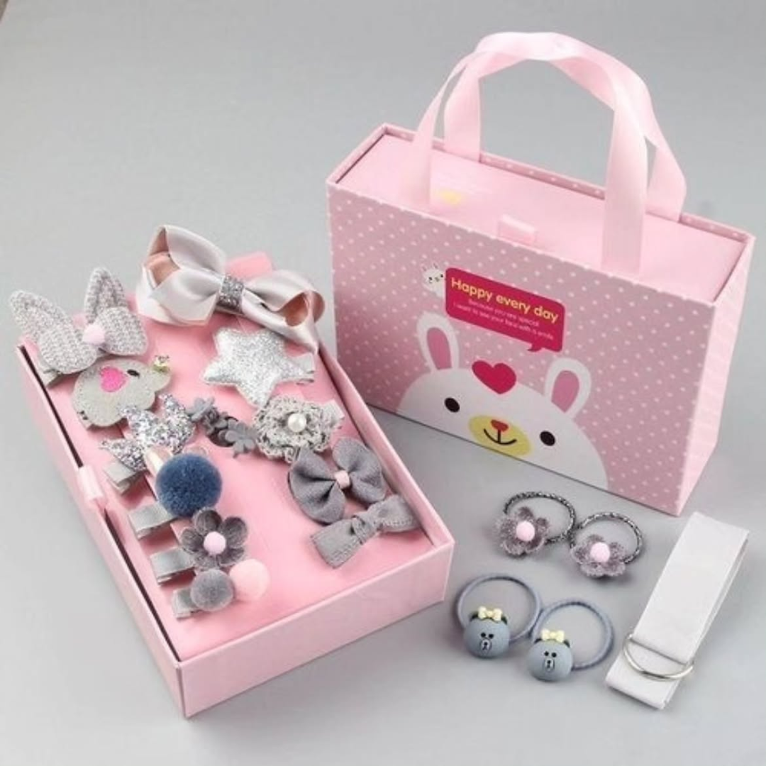 18pcs Kids Hair Accessories Set