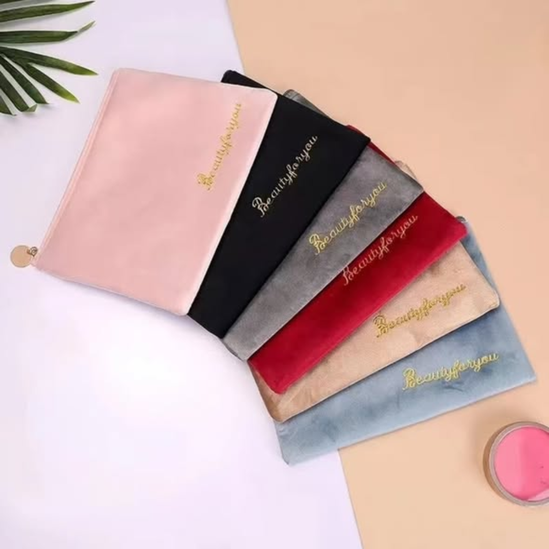 Velvet Cosmetic Bag Organizer