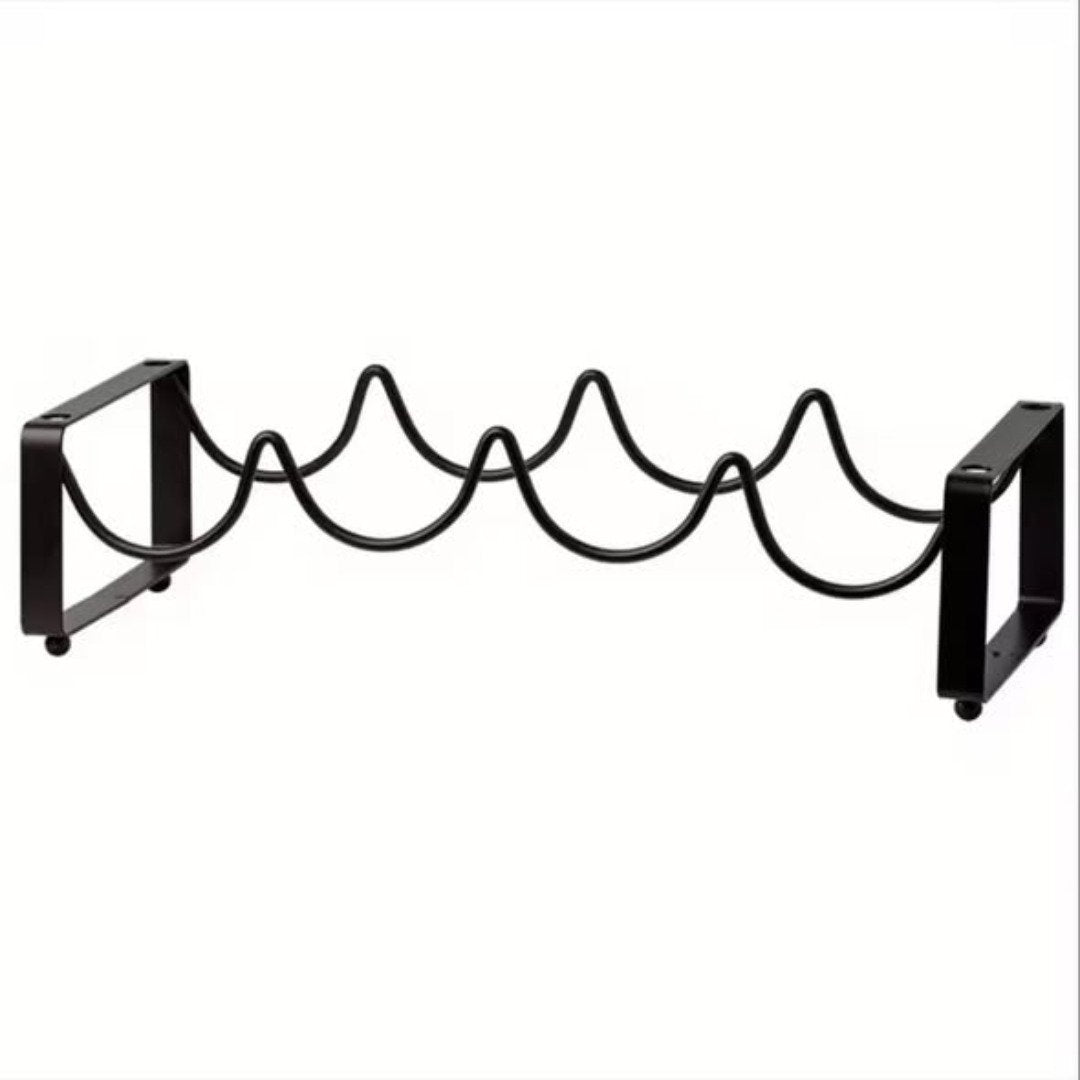 Metallic carbon wine holder
