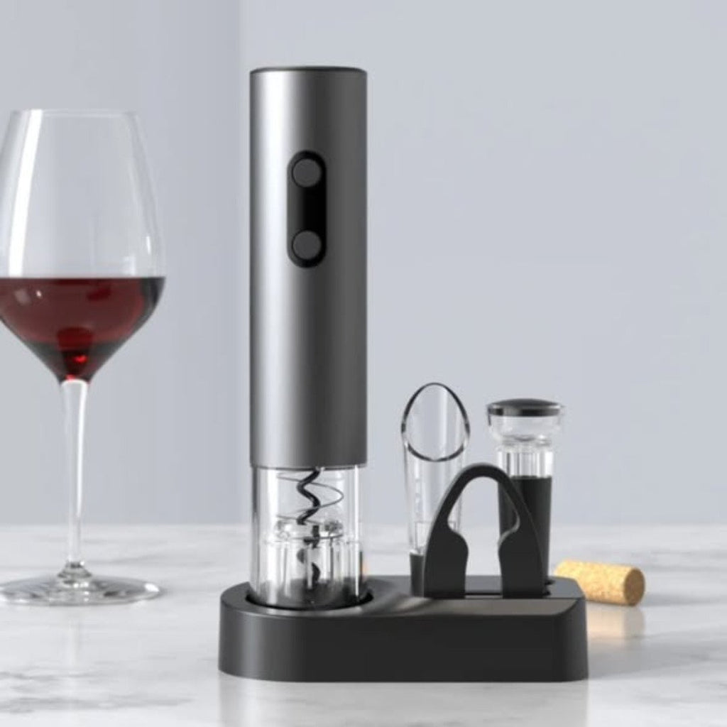 Electric Wine Opener Set with Stand