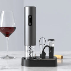 Electric Wine Opener Set with Stand