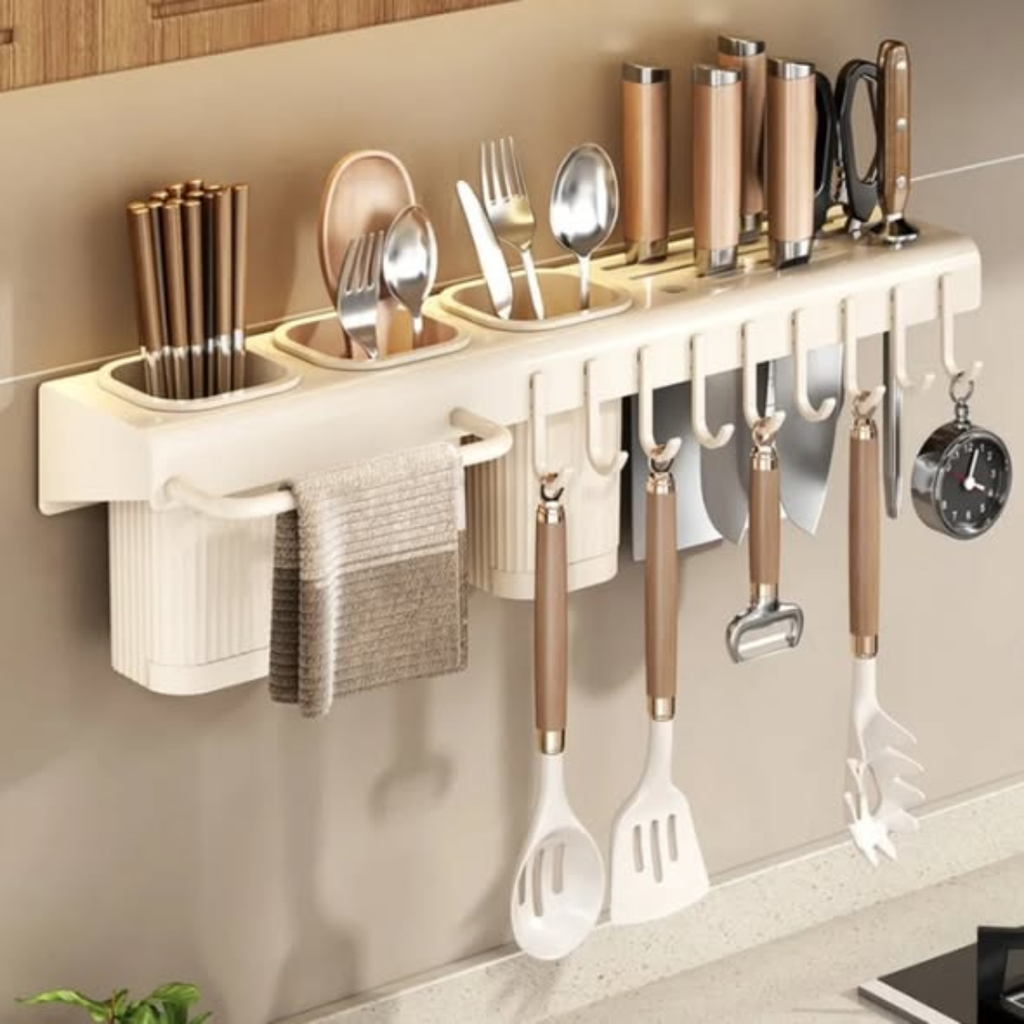 Wall Mounted Cutlery Holder