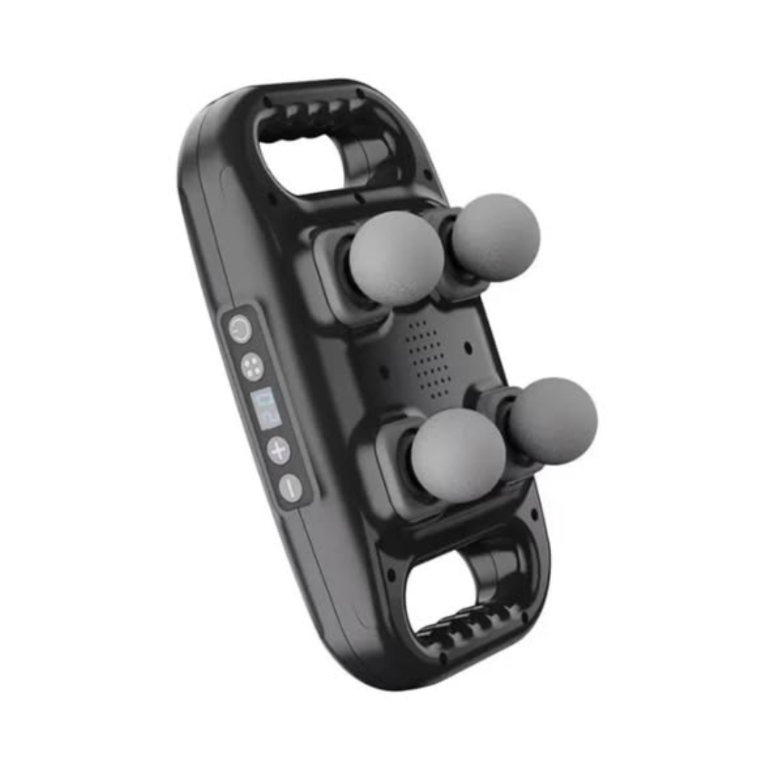 Powerful four heads deep tissue massager