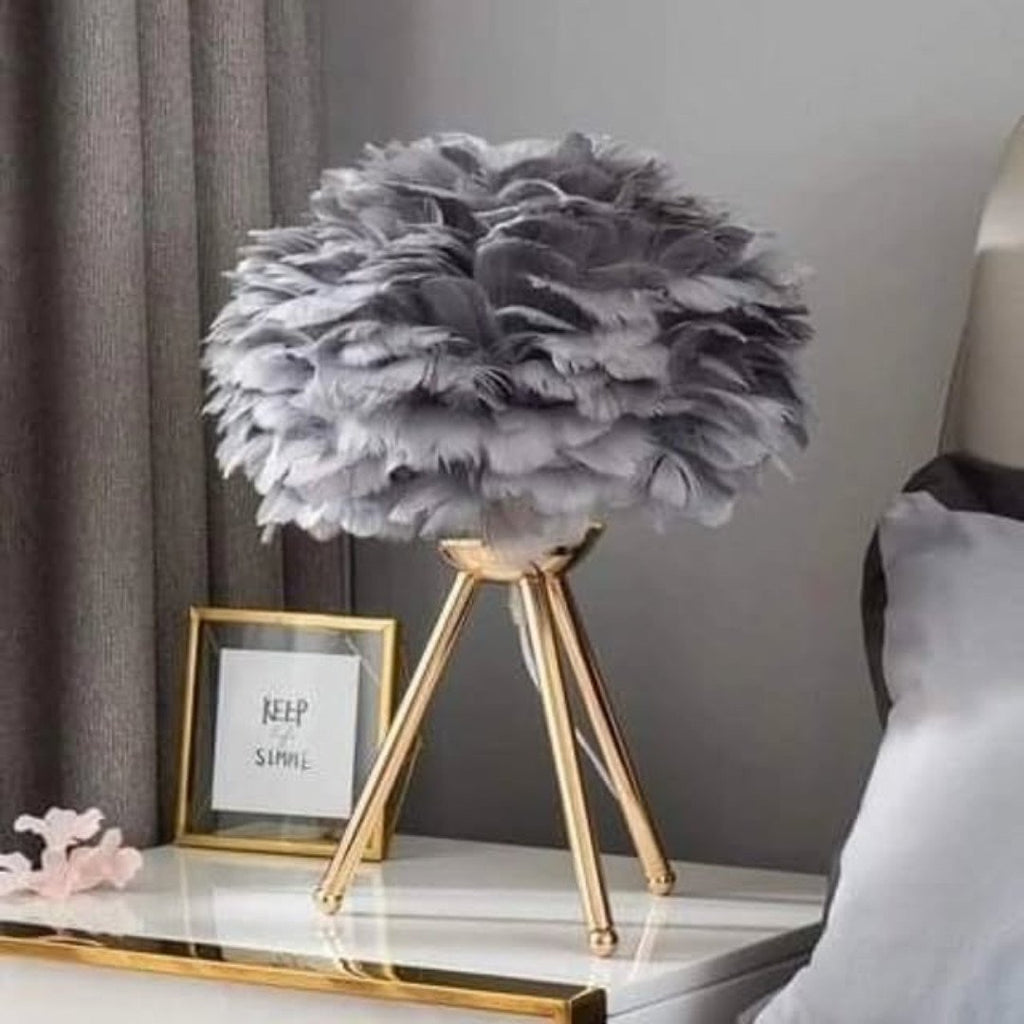 LED Modern Feather Night Light