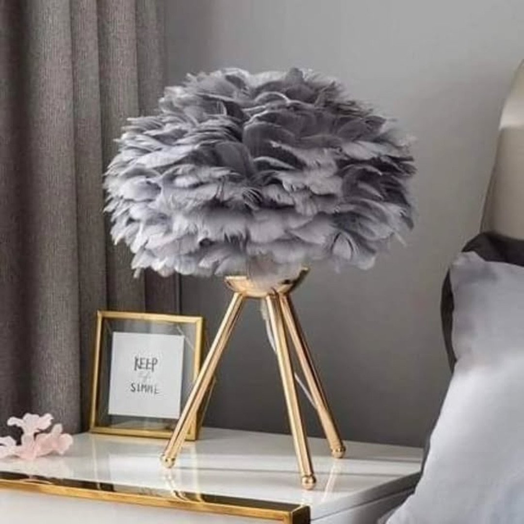 LED Modern Feather Night Light