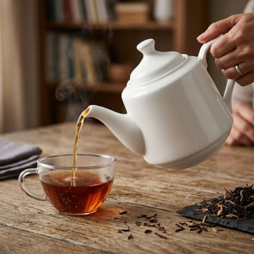 Ceramic White kettle square