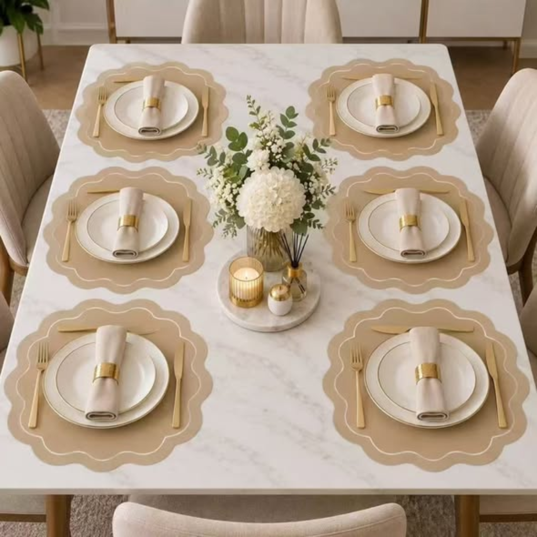 Faux Leather PVC Table Mats