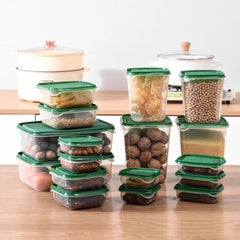 17Pcs Food Storage Boxes with Lids