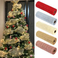 53cm Christmas 10 Yards Mesh Ribbon