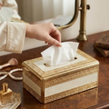 Gold-Trimmed napkin holder