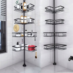 Telescopic Corner Bathroom Organizer