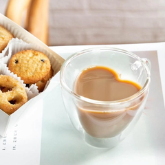 Love Double-Walled Glass Mug