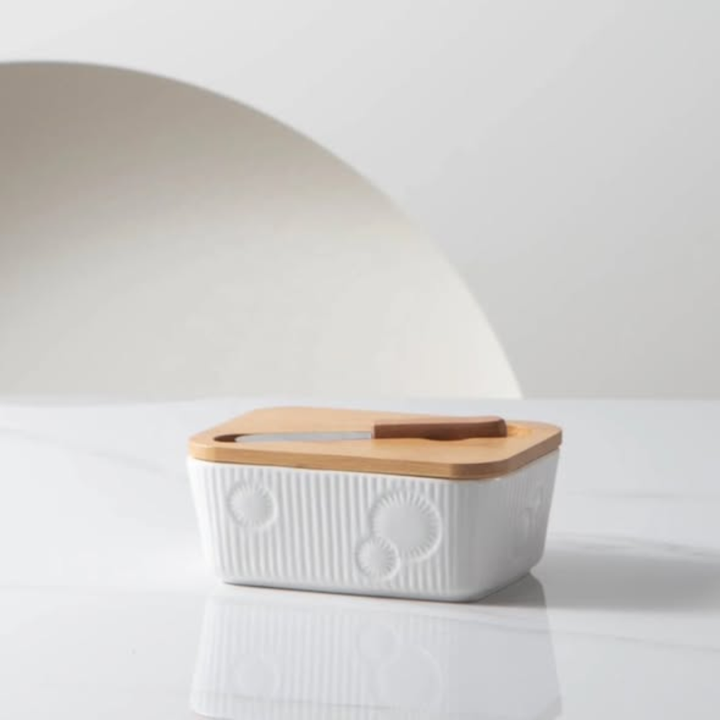 Porcelain Butter Set