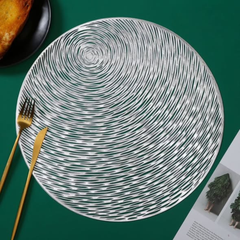 6 pcs Nordic Hollow PVC Table Mat
