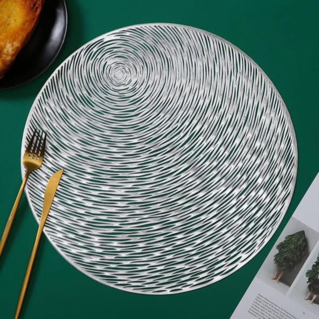 6 pcs Nordic Hollow PVC Table Mat