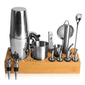 12pc Stainless Steel Tin on Tin Bar Cocktail set