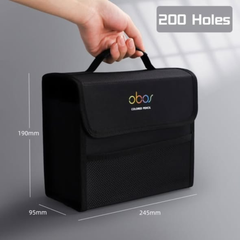 200 slots colored lead pencils storage bag