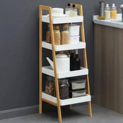 Wood Storage Display Shelf