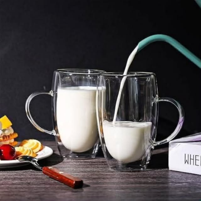 Borosilicate Double-Walled Coffee Mug