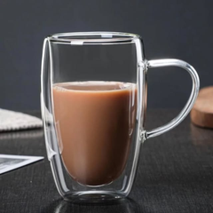 Borosilicate Double-Walled Coffee Mug
