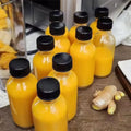 Glass Ginger Shots Bottles Set