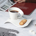 Large Ceramic Swag Cup Saucer Set