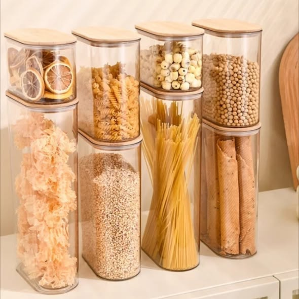 4pcs Set Acrylic Storage Containers