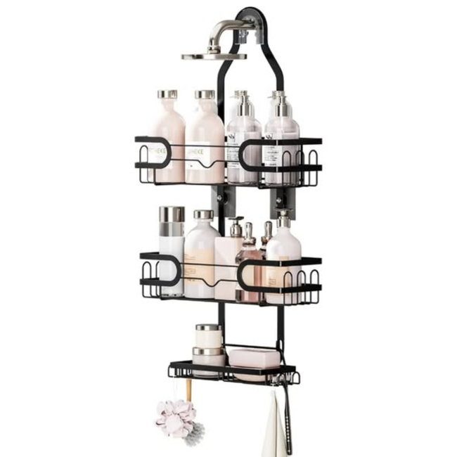 Wall-Mounted Shower Organizer Rack