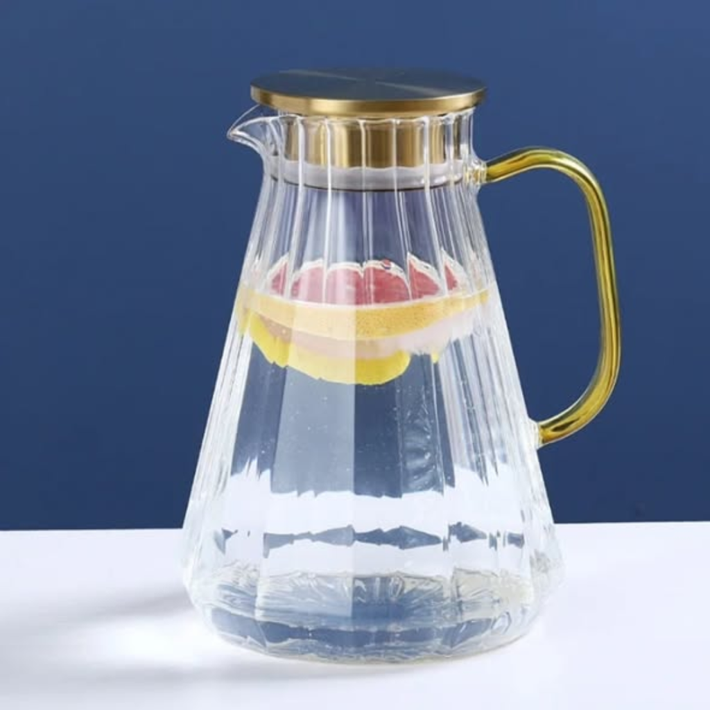 Glass Decanter Kettle Cups Set