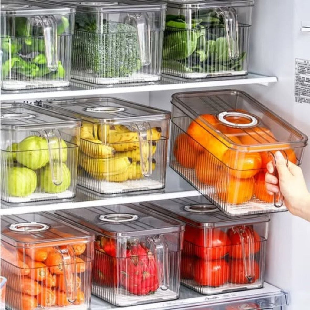 Fridge Storage Containers with Handle