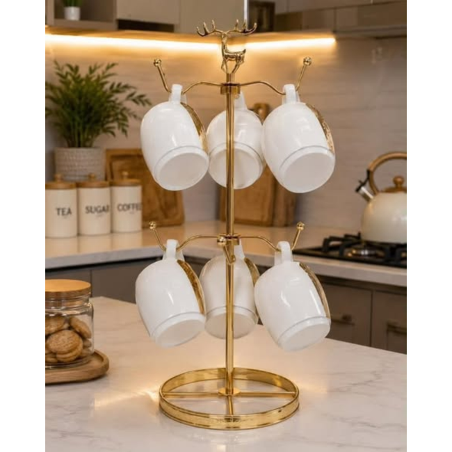 Multi-Cup Storage Holder Rack