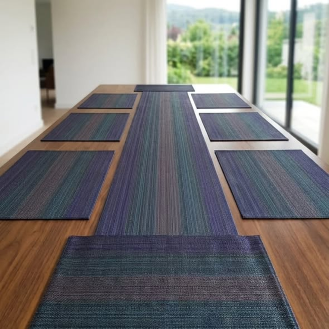 7pcs woven Vinyl Tablemats