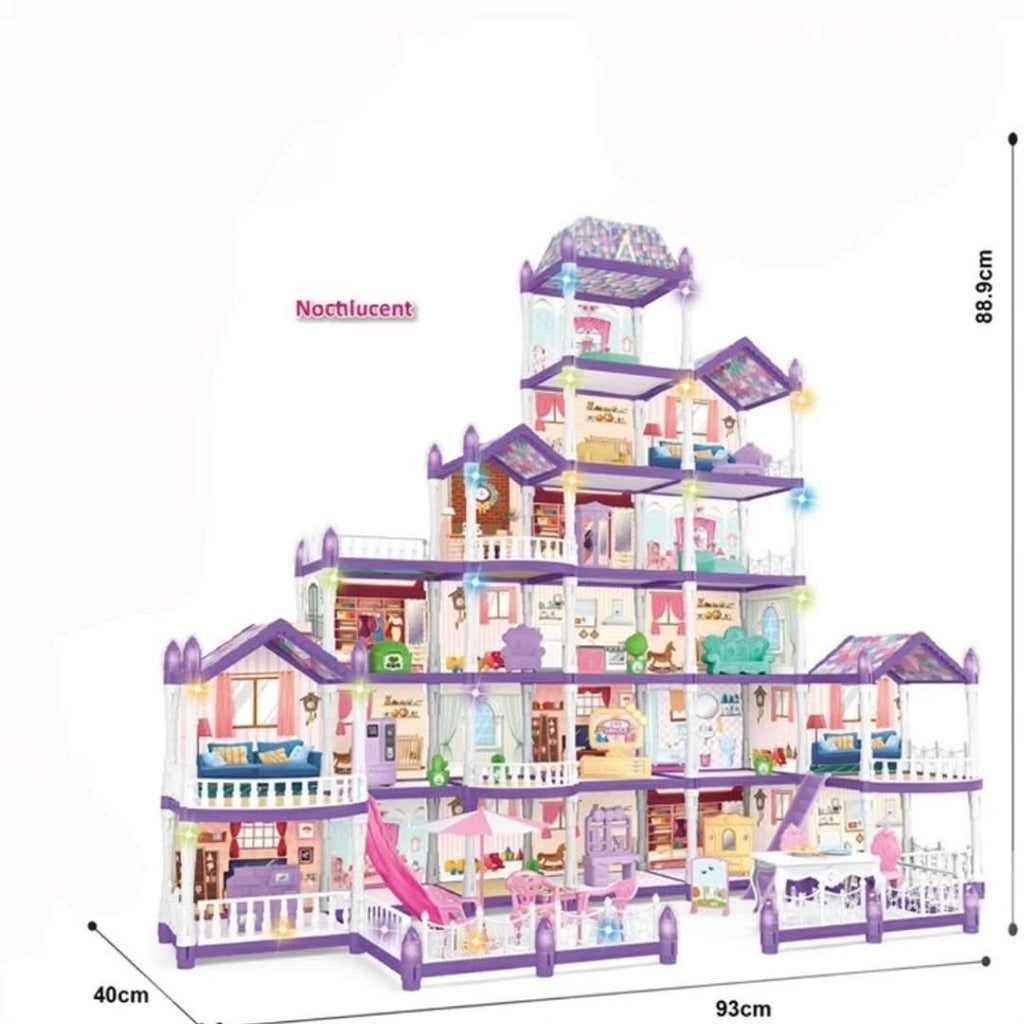 Magical Doll Villa with Lights