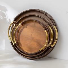 Multi-Functional Bamboo Serving Tray Set (3pcs)