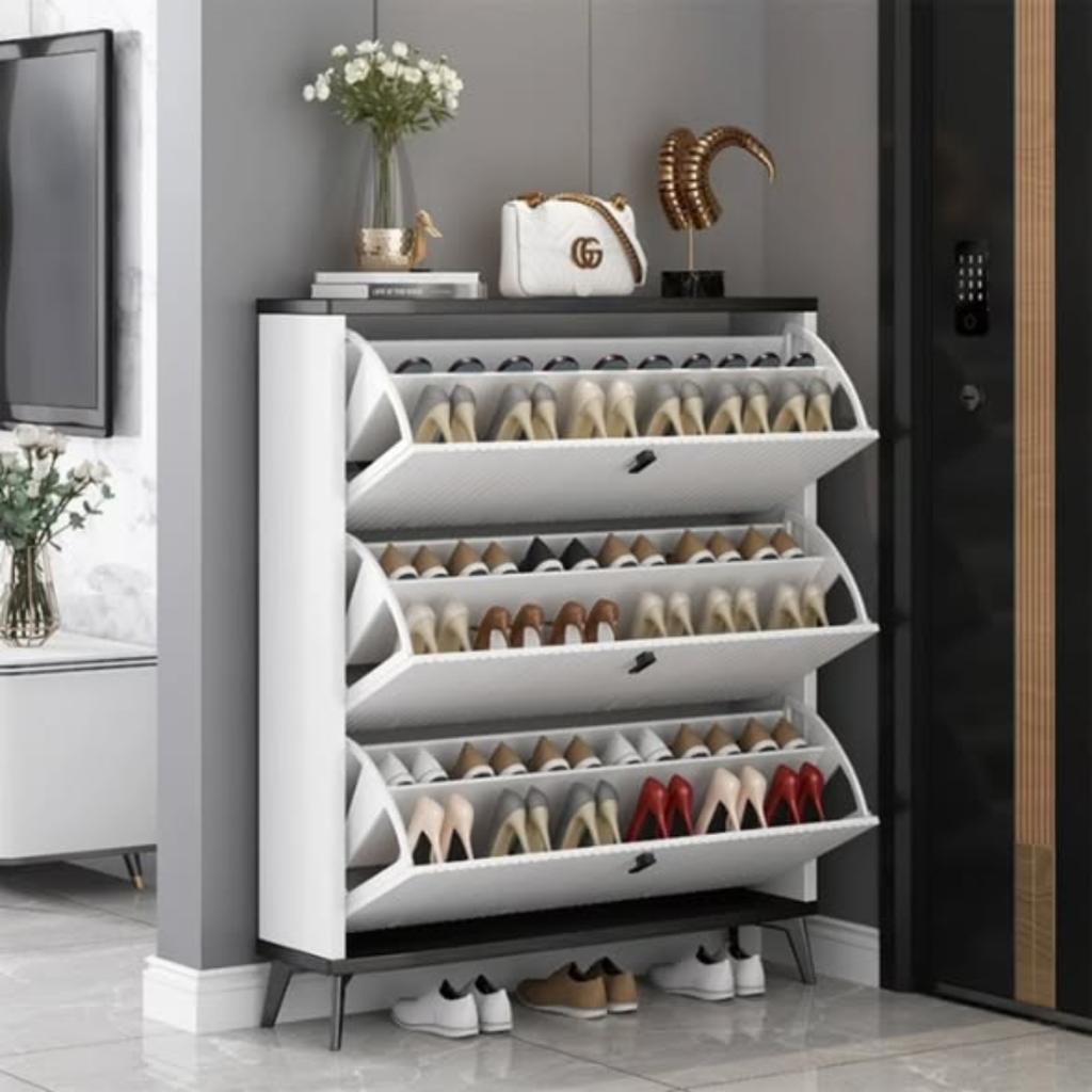 Bucket Flip Shoe Rack