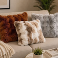 Soft Cozy Fluffy Faux Rabbit Pillow Case Covers