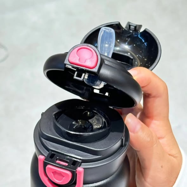 Black Sports Water Bottle