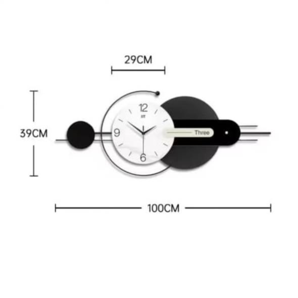 Large Modern Wall Clock