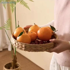 3 in 1 Handmade Rattan Deco Trays