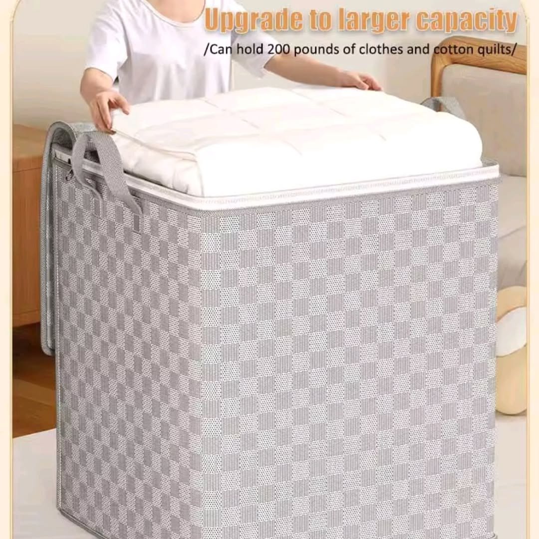 Quilt Storage Bags with Zipper Lids