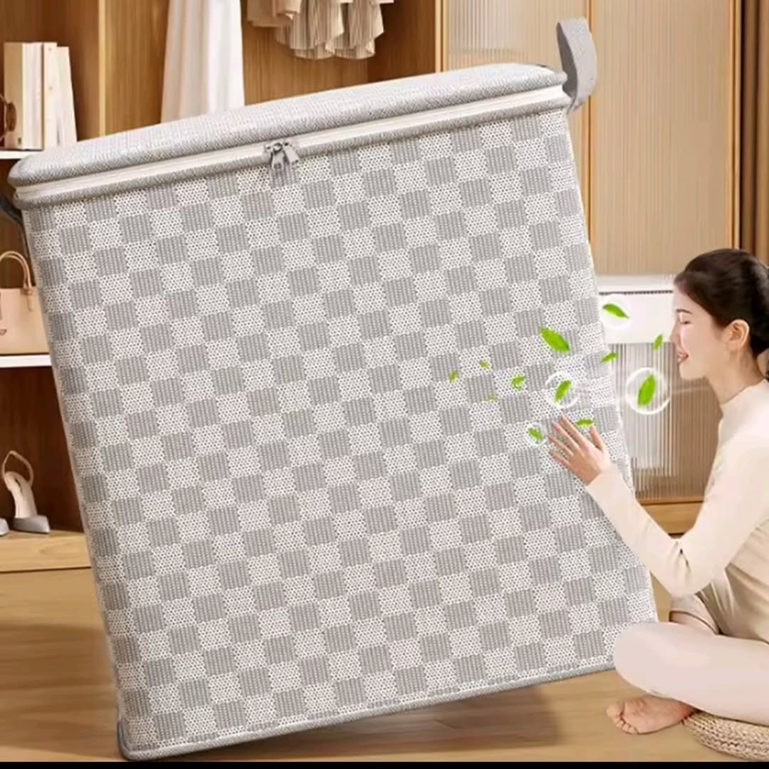 Quilt Storage Bags with Zipper Lids