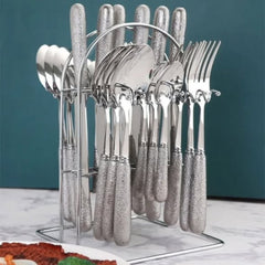 24pcs Nordic Design Cutlery Set